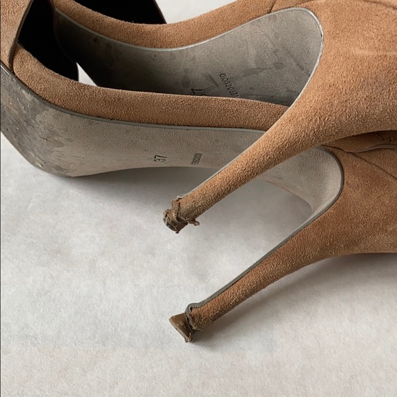 ALEXANDER WANG | LOVISA tan suede heels , IT 37 - Picture 7 of 10
